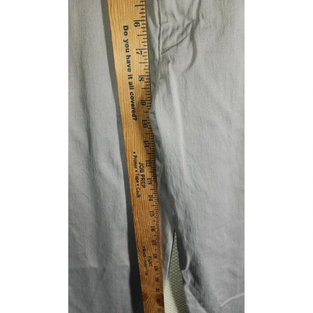 J Crew Bowery Stretch Slim Fit Chinos Pants Light‎ Gray Mens 34x32